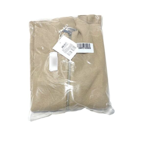 New MOSS Copenhagen IDRINA ELLEVEN ZIP CARDIGAN WHITE PEPPER MEL - Picture 6 of 6